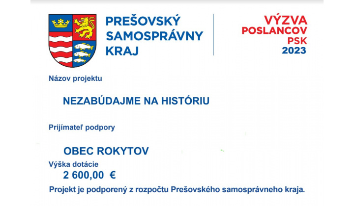 Nezabúdajme na históriu