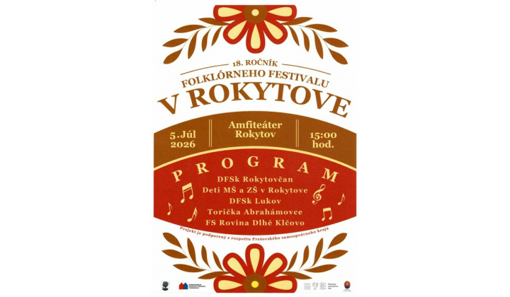Folklórny festival v Rokytove