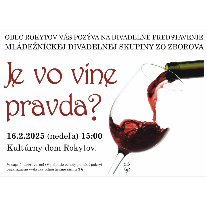Pozvánka na divadelné predstavenie